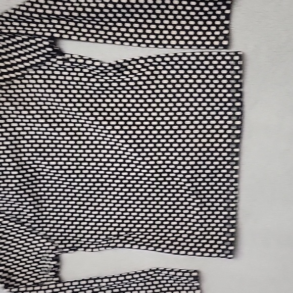 Sold The North Face Fleece Girls Large 14-16 Black White Polka-dot Full Zip - Picture 12 of 12